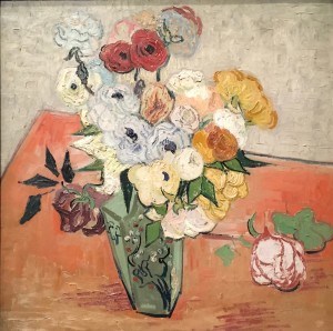Roses and Anemones by Vincent van Gogh Photo: Mary van Balen